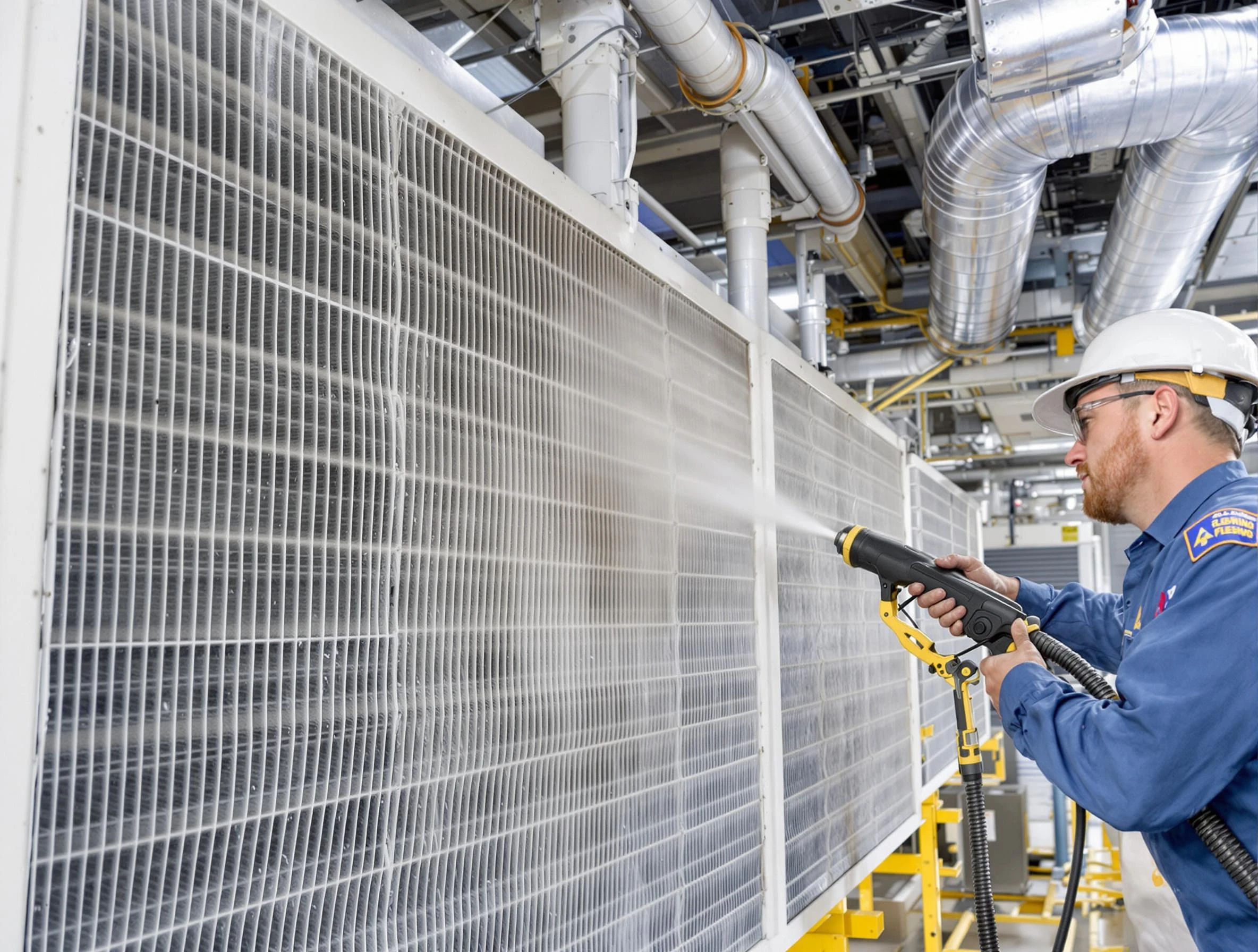 Professional commercial coil cleaning by Gloucester Air Duct Cleaning in Gloucester