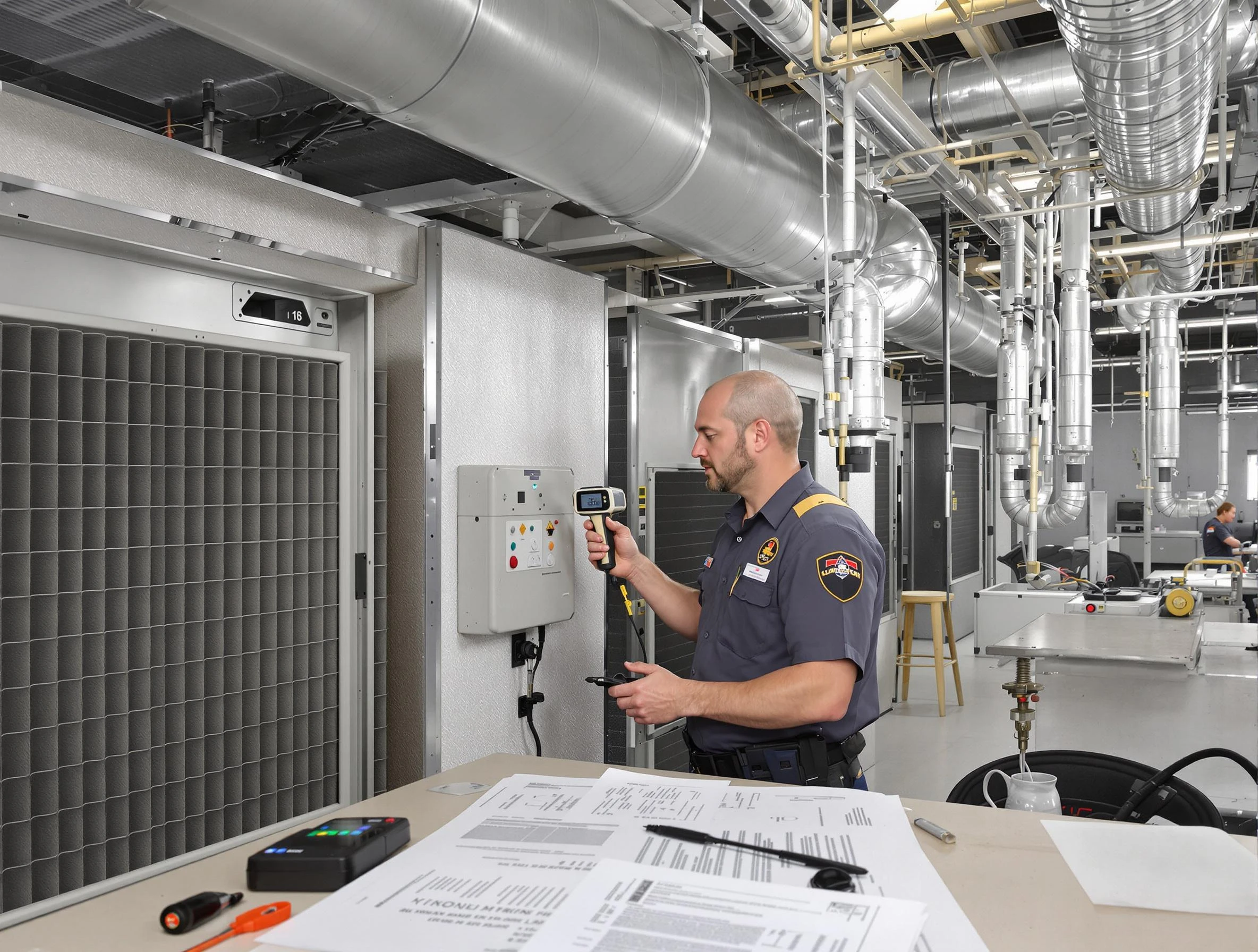 Professional filter system inspection by Gloucester Air Duct Cleaning in Gloucester